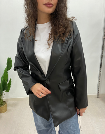 BLAZER IN PELLE