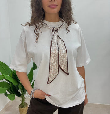T-SHIRT FOULARD