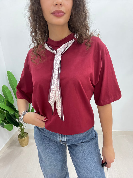 T-SHIRT FOULARD