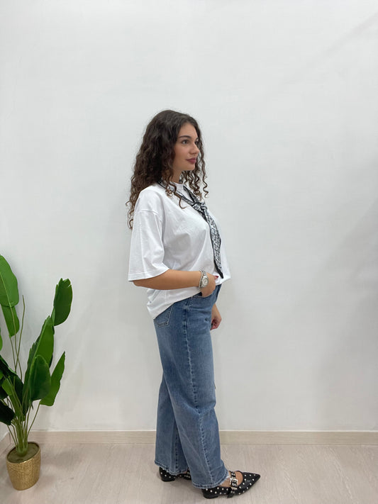 JEANS BALLON CHIARO