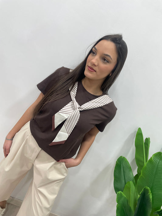 T-SHIRT FOULARD