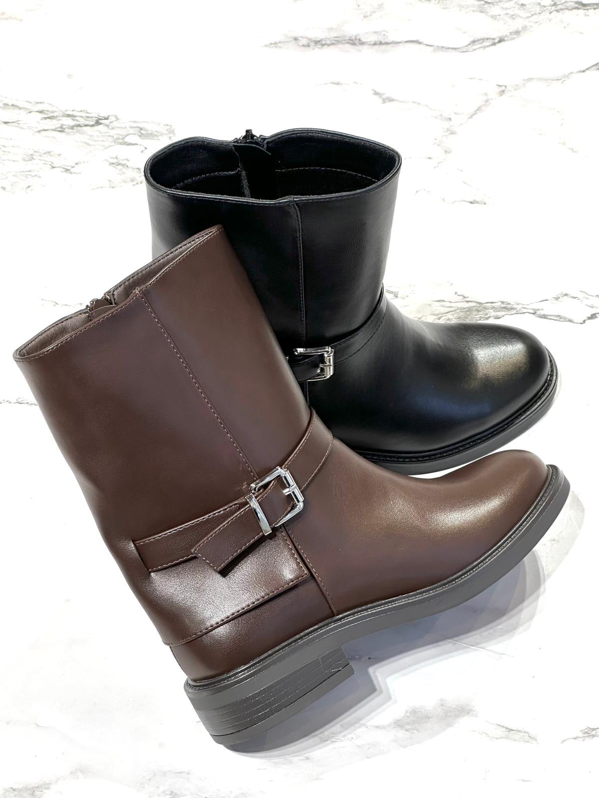 STIVALETTO FIBBIA