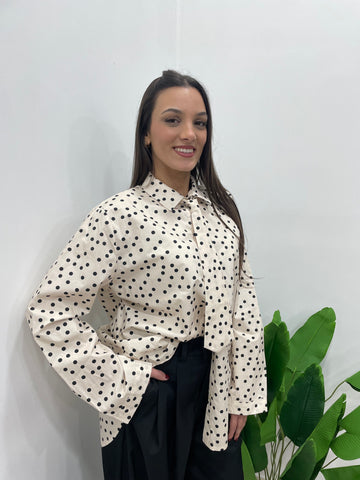 CAMICIA CRAVATTA POIS