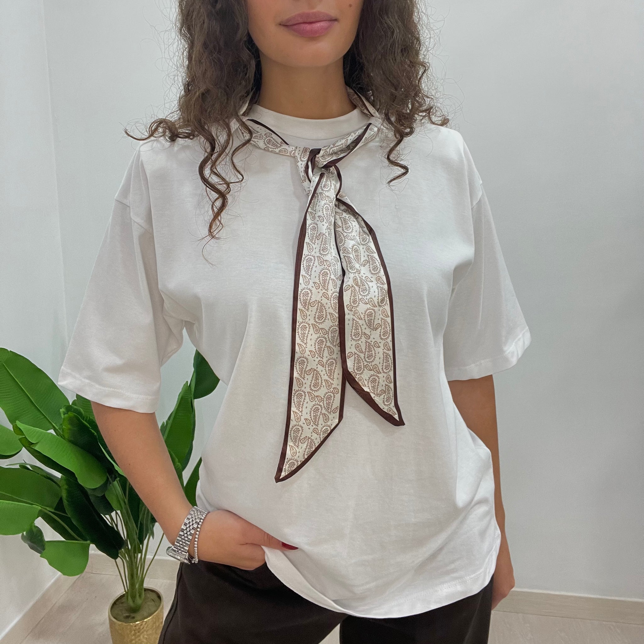 T-SHIRT FOULARD